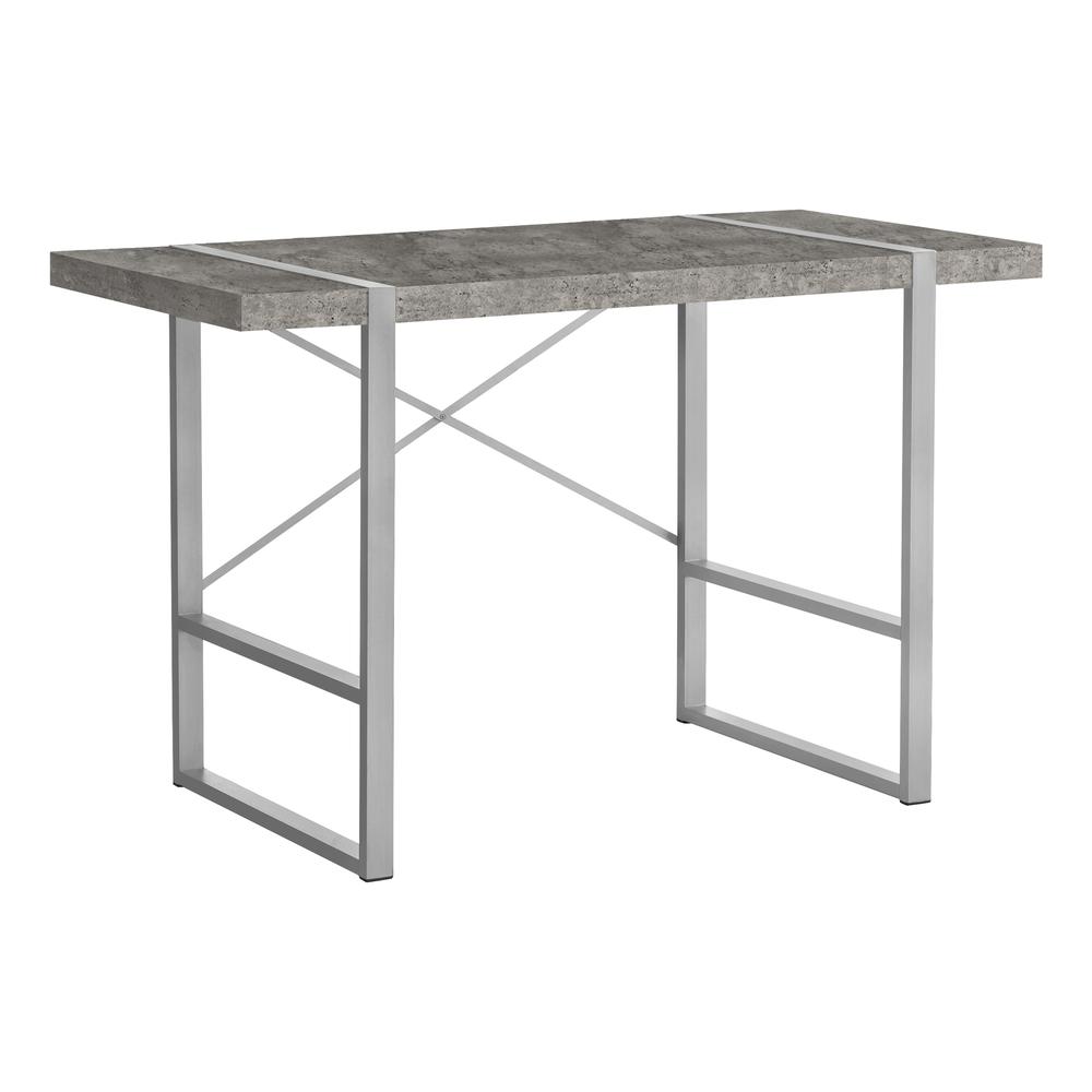 Renley - Computer Desk Home Office Laptop 48"L Work Grey Concrete Laminate