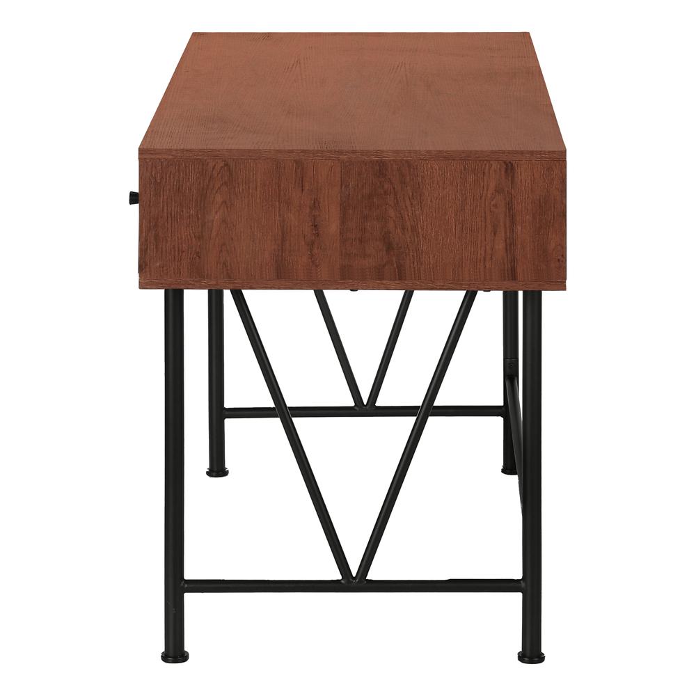 Tarmon - Computer Desk Home Office Laptop Storage Drawers 48"L Work Brown