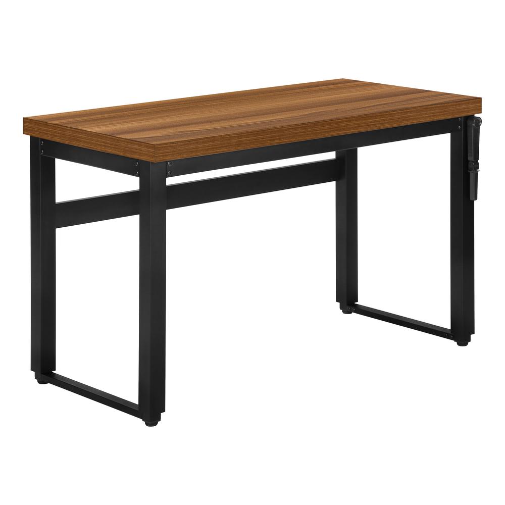 Mabon - Computer Desk Home Office Standing Adjustable 48"L Work Laptop Walnut