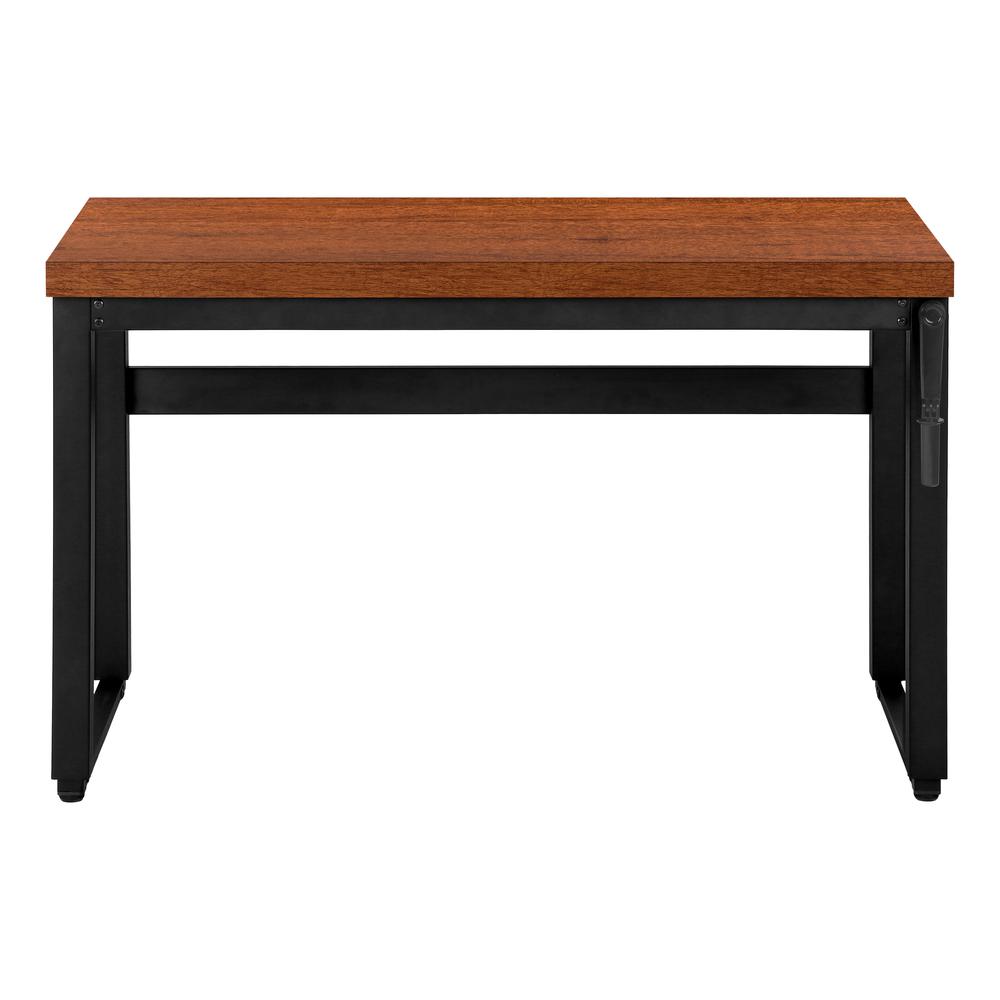 Venedict - Computer Desk Home Office Standing Adjustable 48"L Work Laptop Brown