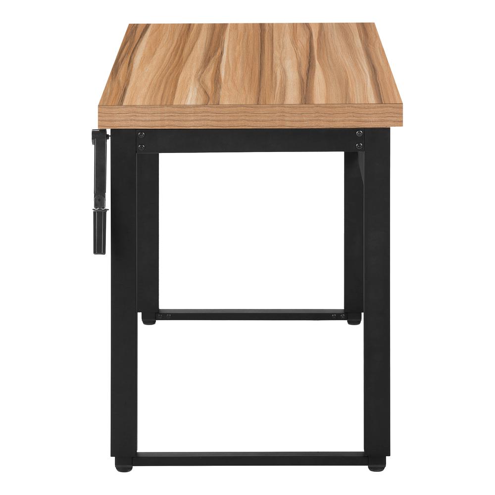 Jaclyn - Computer Desk Home Office Standing Adjustable 48"L Work Laptop Brown