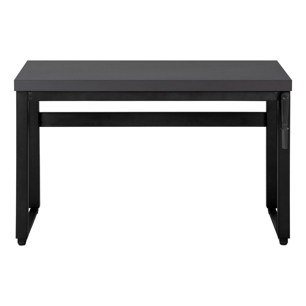 Ardon - Computer Desk Home Office Standing Adjustable 48"L Work Laptop Grey