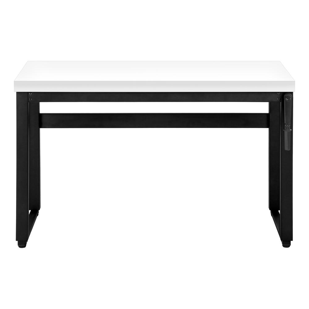 Lenora - Computer Desk Home Office Standing Adjustable 48"L Work Laptop White