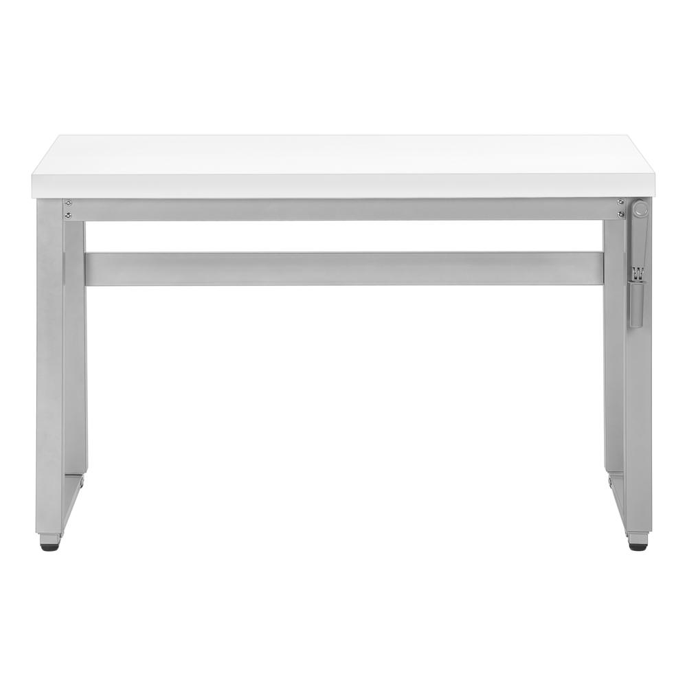 Thurman - Computer Desk Home Office Standing Adjustable 48"L Work Laptop White