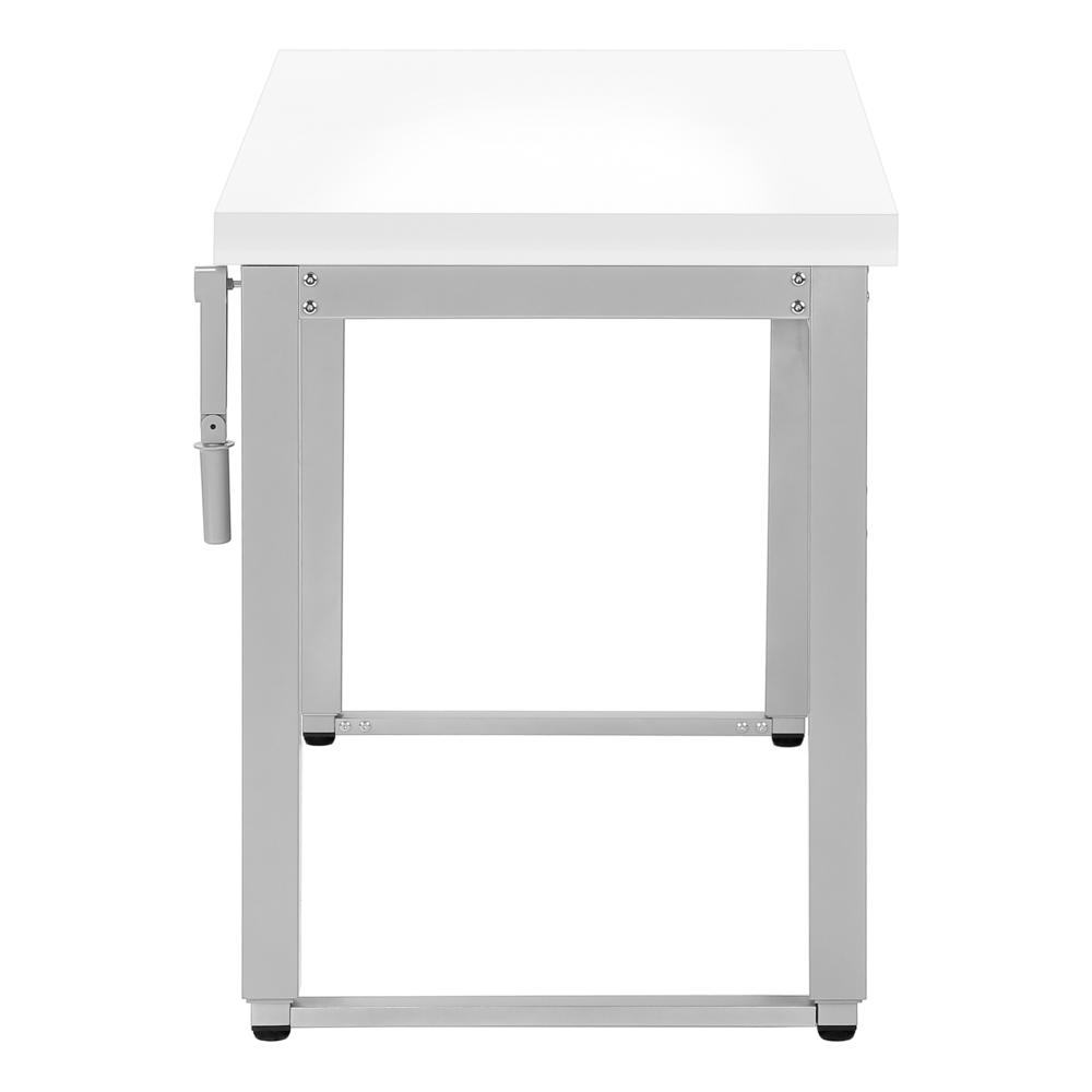 Thurman - Computer Desk Home Office Standing Adjustable 48"L Work Laptop White