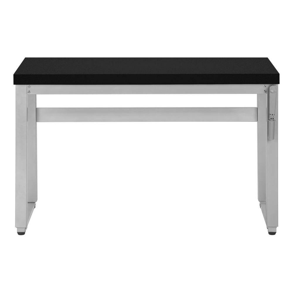 Clovis - Computer Desk Home Office Standing Adjustable 48"L Work Laptop Black