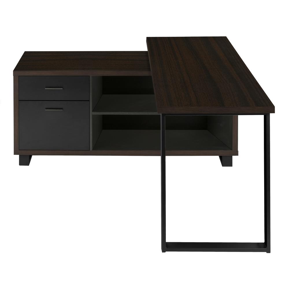 Faulkner - Computer Desk Home Office Corner Storage Drawers 72"L L Shape