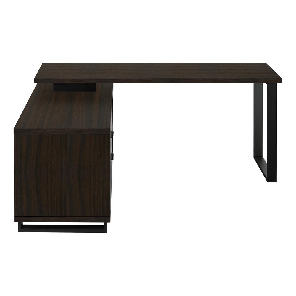 Faulkner - Computer Desk Home Office Corner Storage Drawers 72"L L Shape