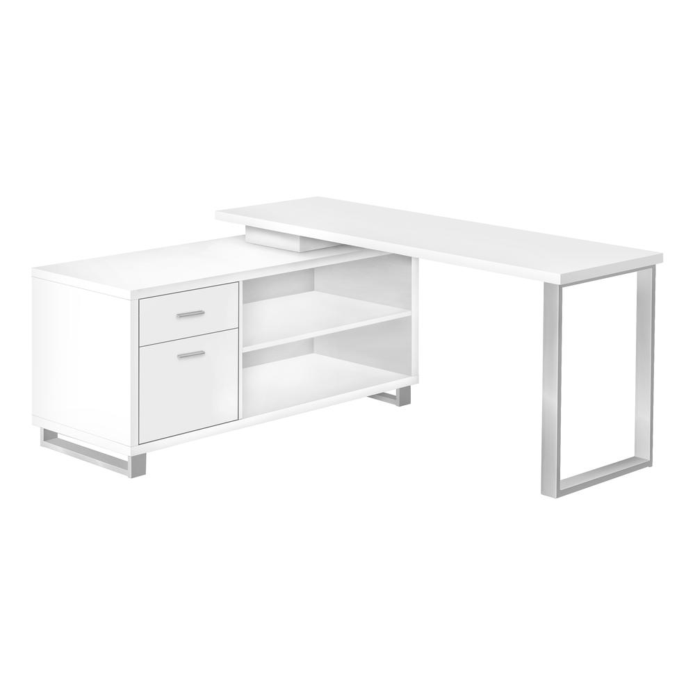 Seanna - Computer Desk Home Office Corner Storage Drawers 72"L L Shape