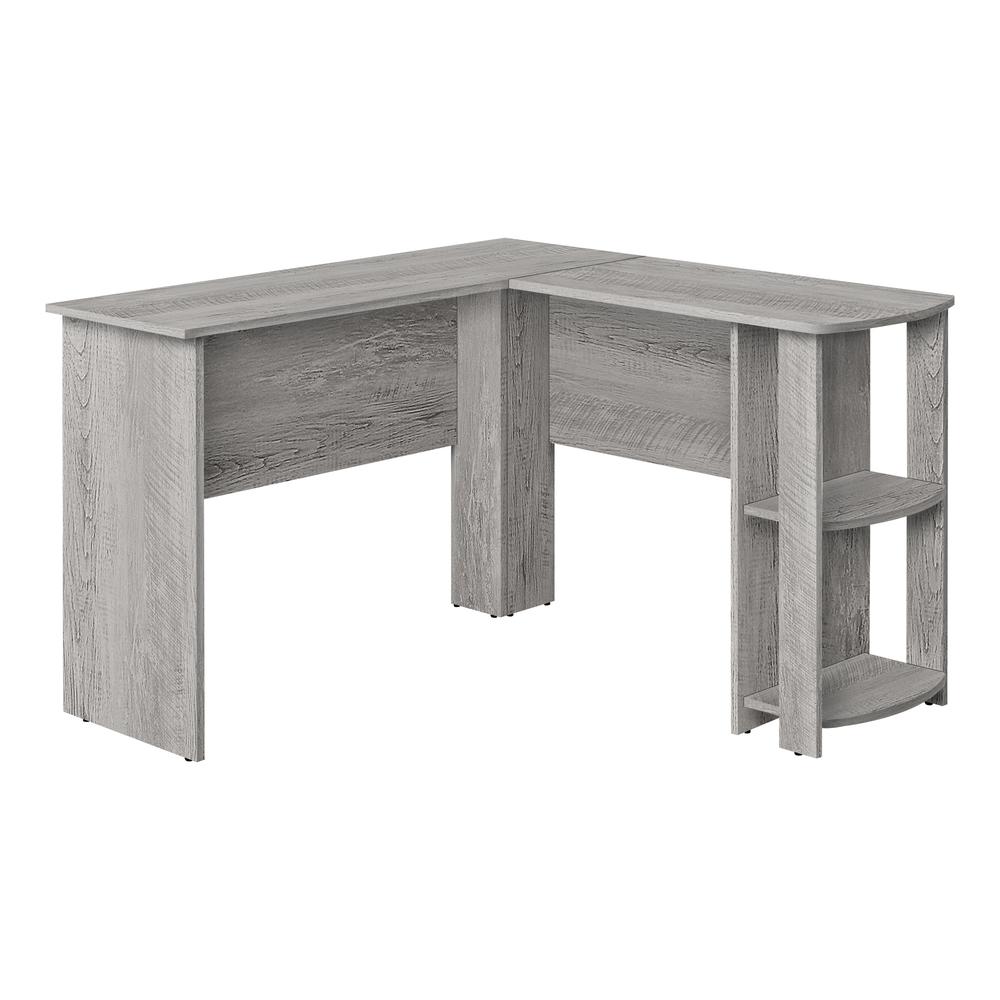 Brandon - Computer Desk Home Office Corner Storage Shelves 48"L L Shape
