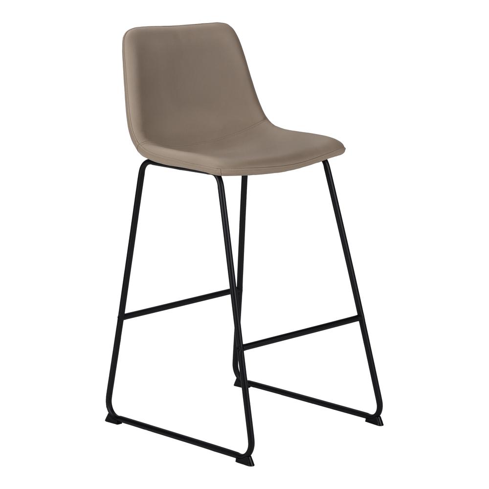 Bardot - Office Chair Bar Height Standing Computer Desk Work Brown Leather