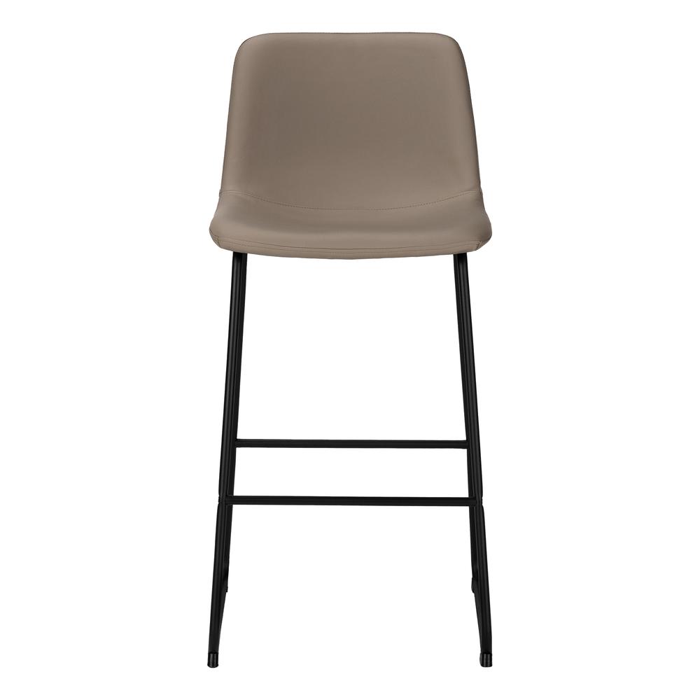 Bardot - Office Chair Bar Height Standing Computer Desk Work Brown Leather