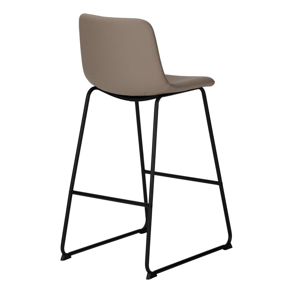 Bardot - Office Chair Bar Height Standing Computer Desk Work Brown Leather