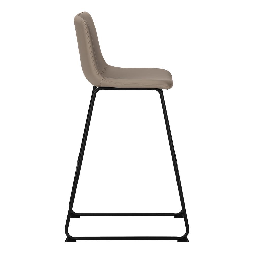 Bardot - Office Chair Bar Height Standing Computer Desk Work Brown Leather