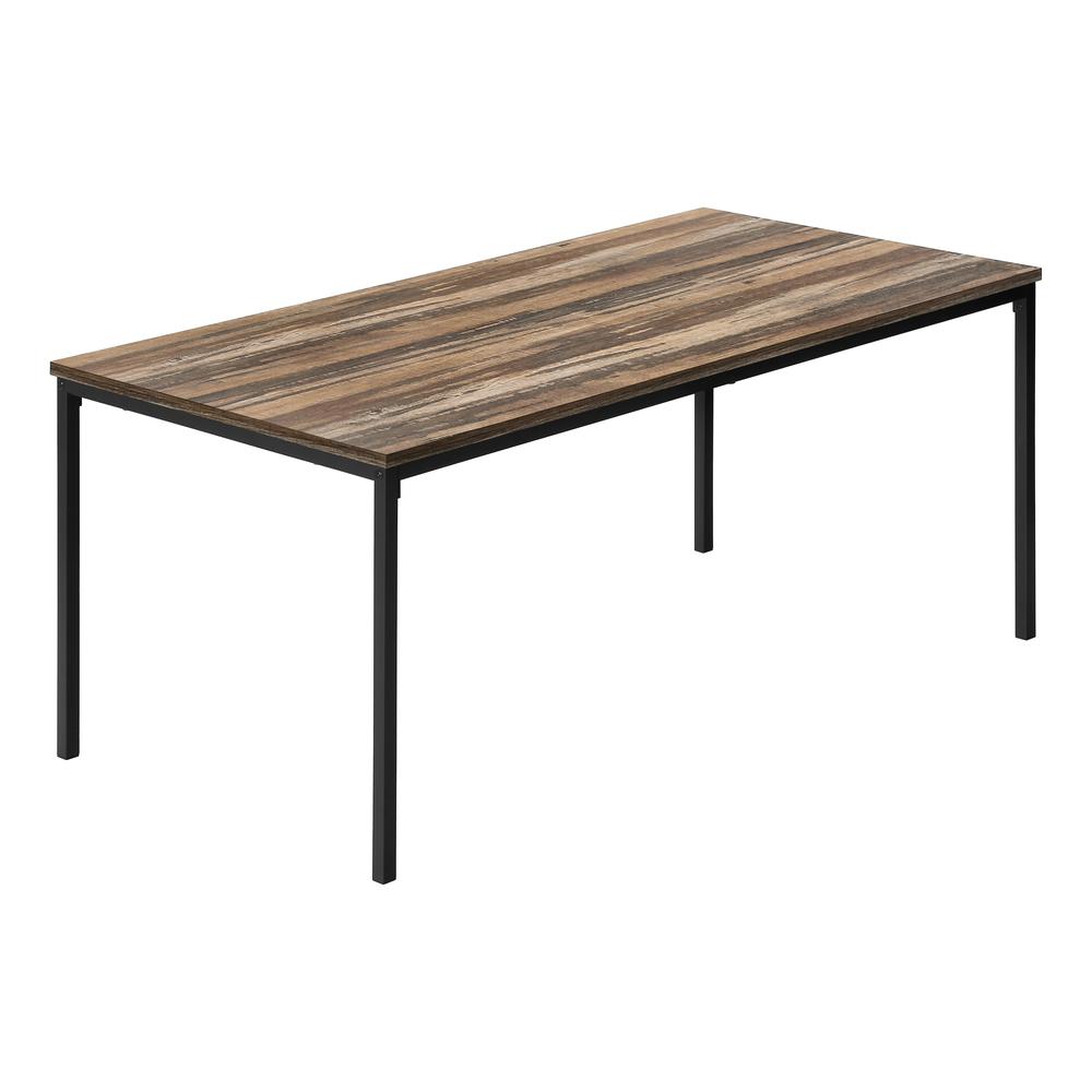 Sakura - Table Set 3pcs Set Coffee End Black Metal Brown Reclaimed
