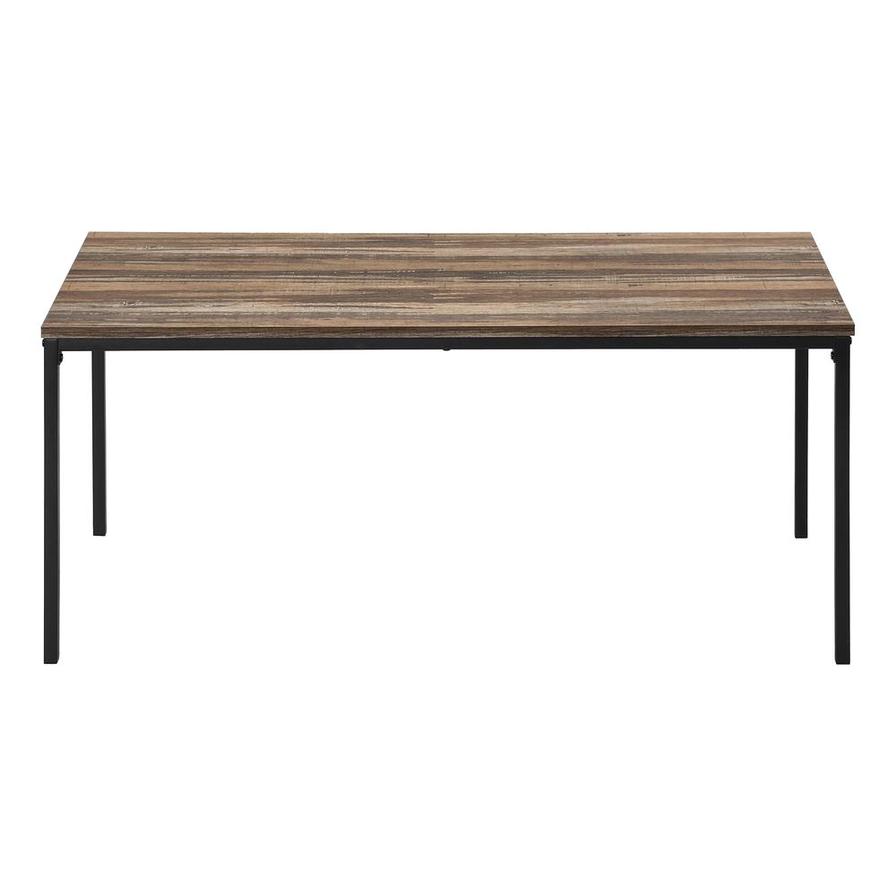 Sakura - Table Set 3pcs Set Coffee End Black Metal Brown Reclaimed