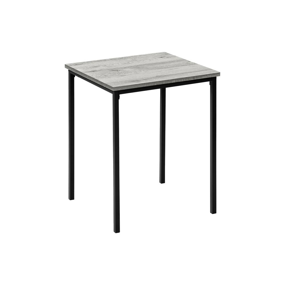 Thalia - Table Set 3pcs Set Coffee End Black Metal Grey Laminate