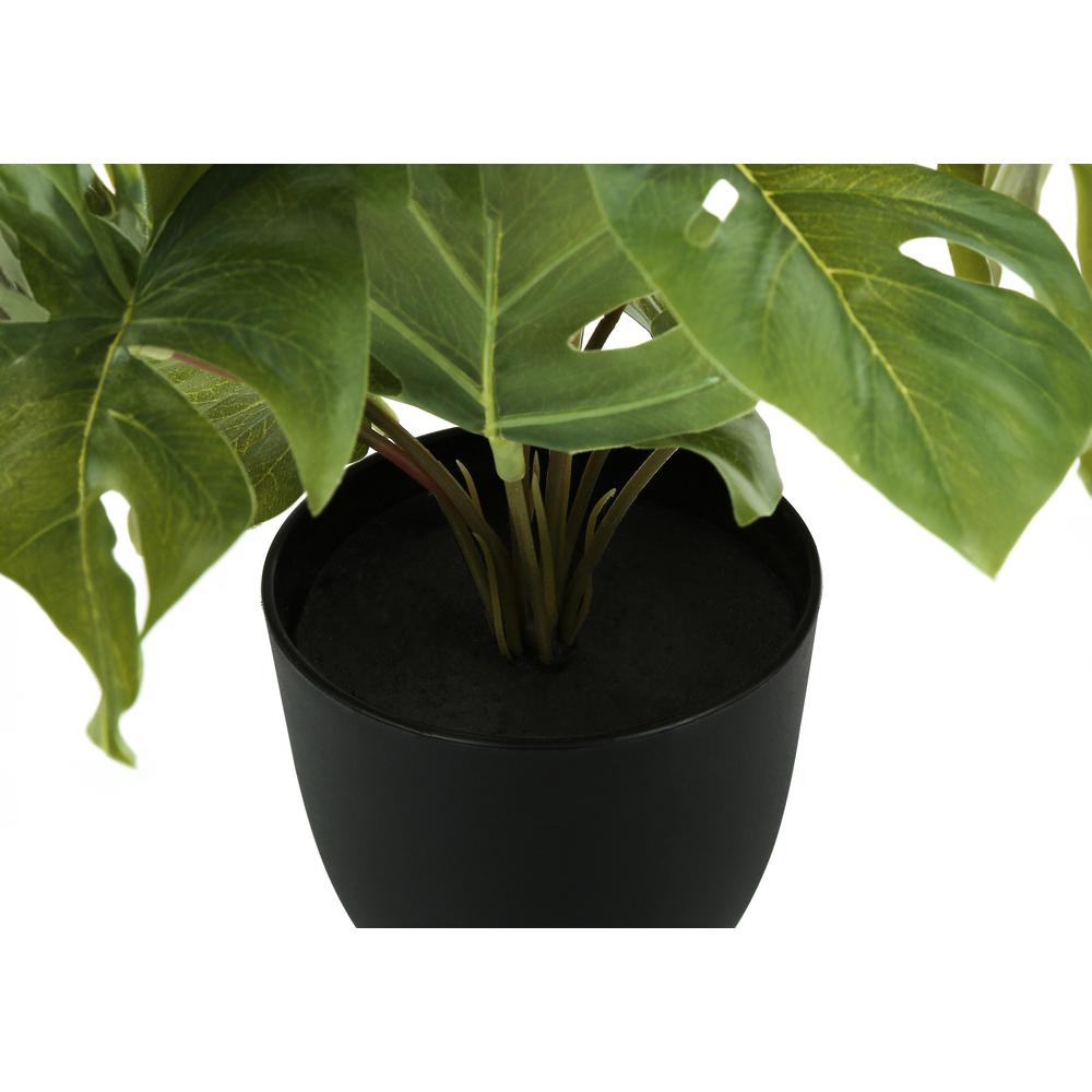 Ovalet - Artificial Plant 13" Tall Monstera Calthea Indoor Faux Fake Table