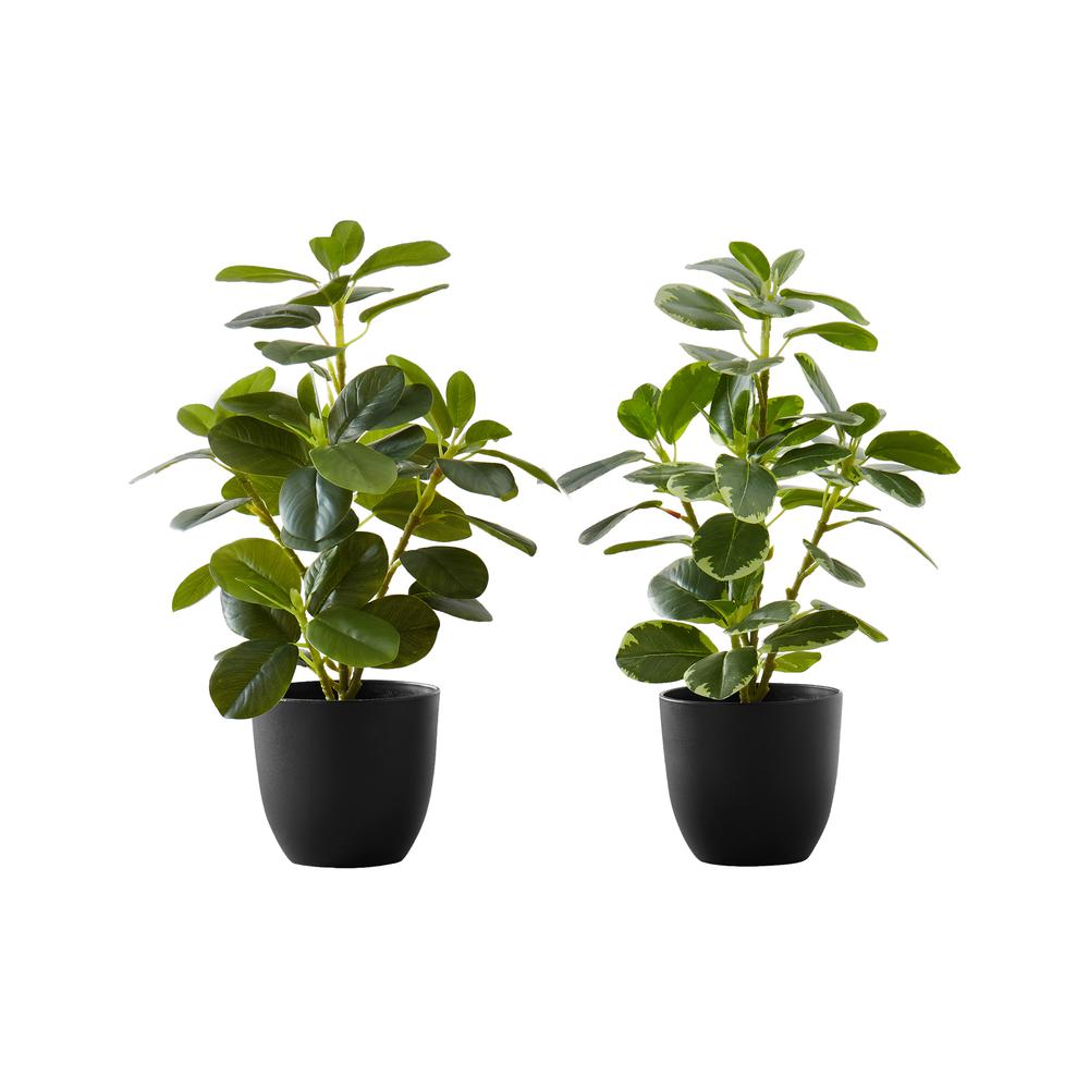 Cherelle - Artificial Plant 14" Tall Ficus Indoor Faux Fake Table Greenery