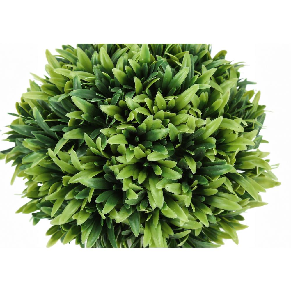 Materra - Artificial Plant 5" Tall Grass Indoor Faux Fake Table Greenery