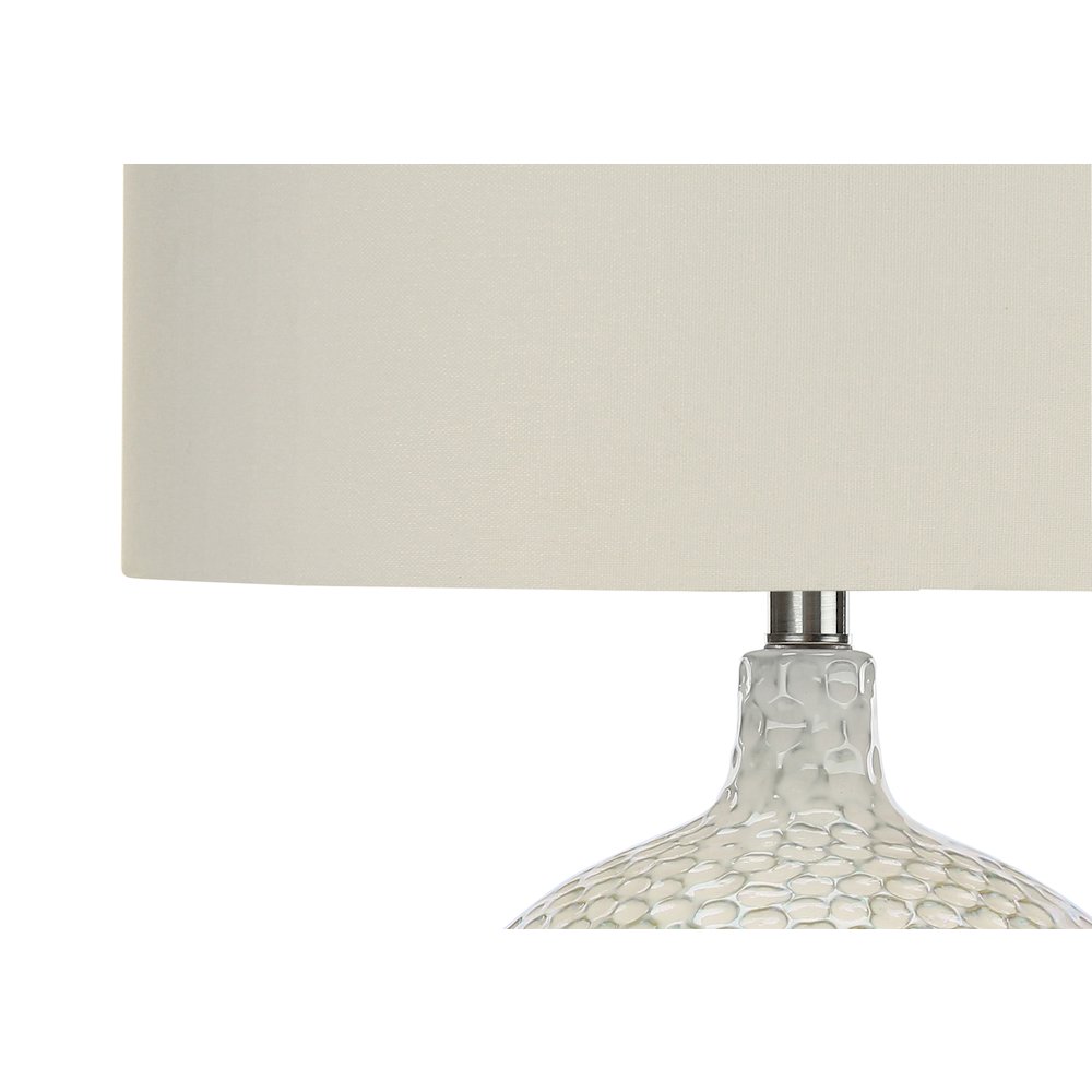 Mari - Lighting 28"H Table Lamp Cream Ceramic Ivory / Cream Shade