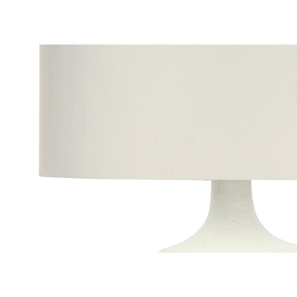 Eliseo - Lighting 26"H Table Lamp Ivory / Cream Shade Cream Resin
