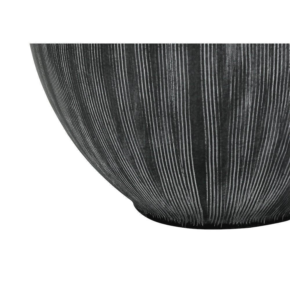 Prunella - Lighting 23"H Table Lamp Black Ceramic Black Shade Contemporary