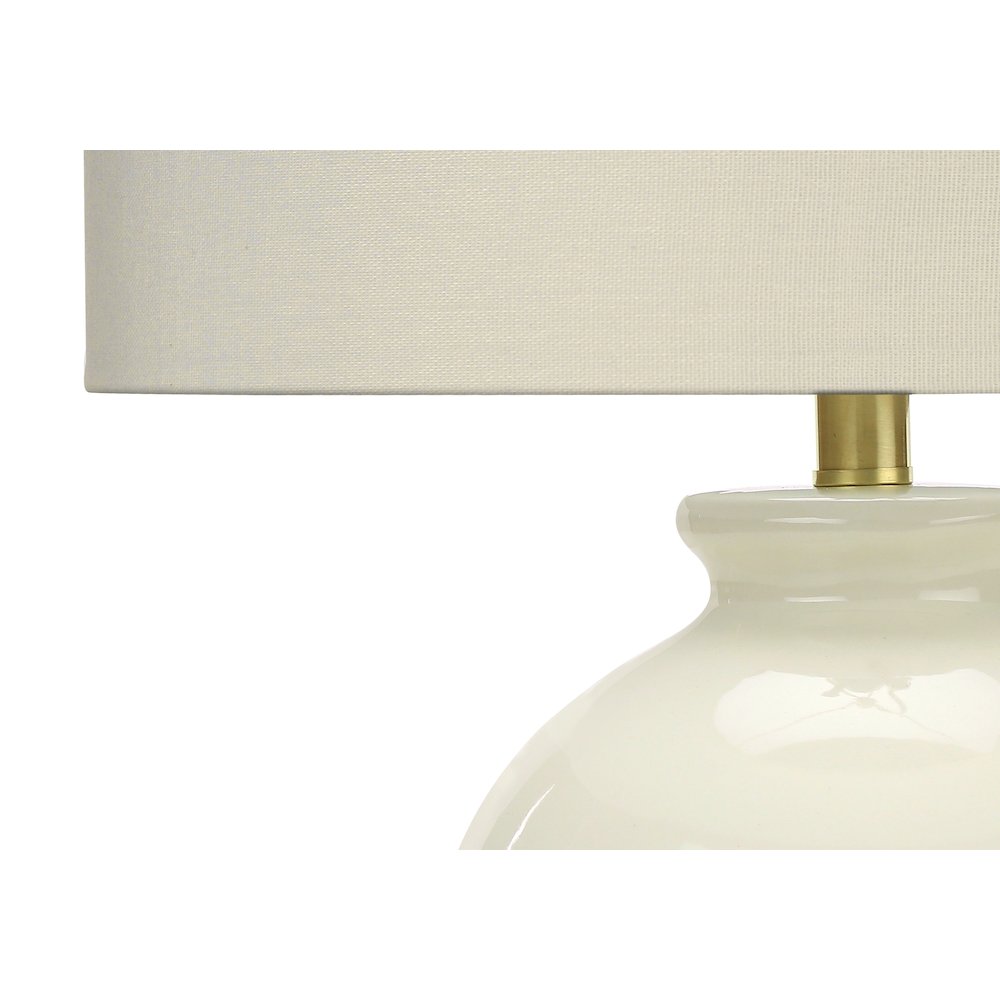 Tacita - Lighting 26"H Table Lamp Ivory / Cream Shade Cream Ceramic
