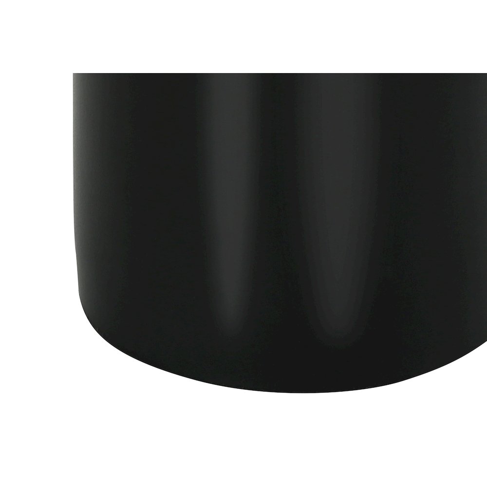 Feronia - Lighting 25"H Table Lamp Black Concrete Black Shade Contemporary