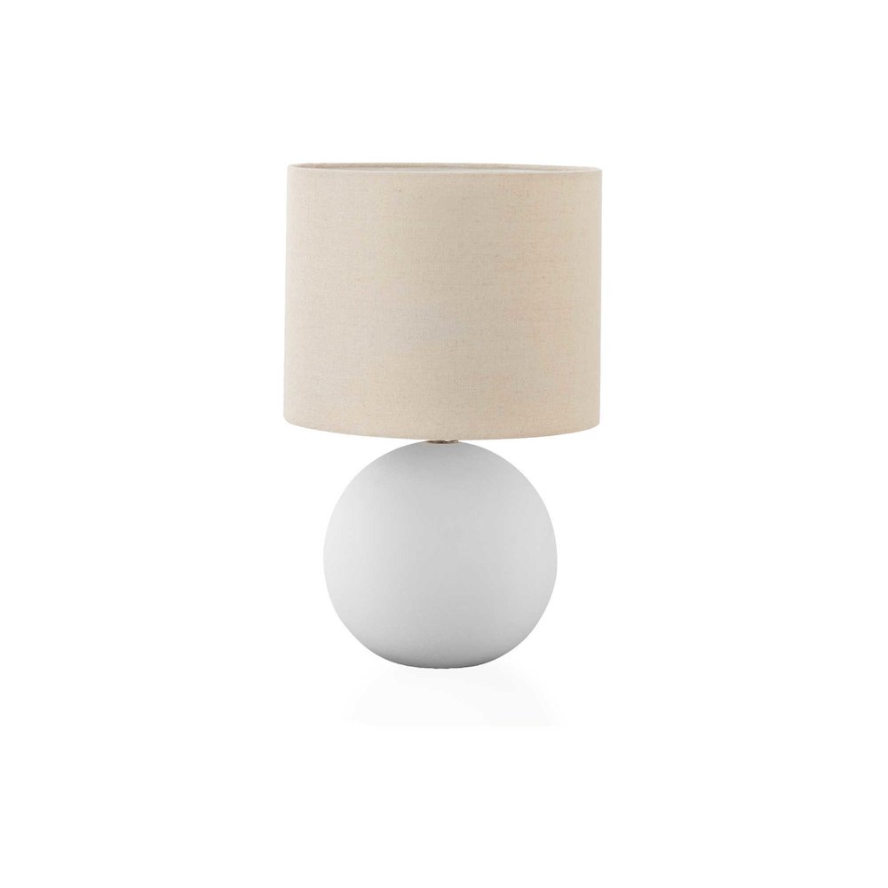Veruca - Lighting 16"H Table Lamp Cream Shade Cream Ceramic Contemporary