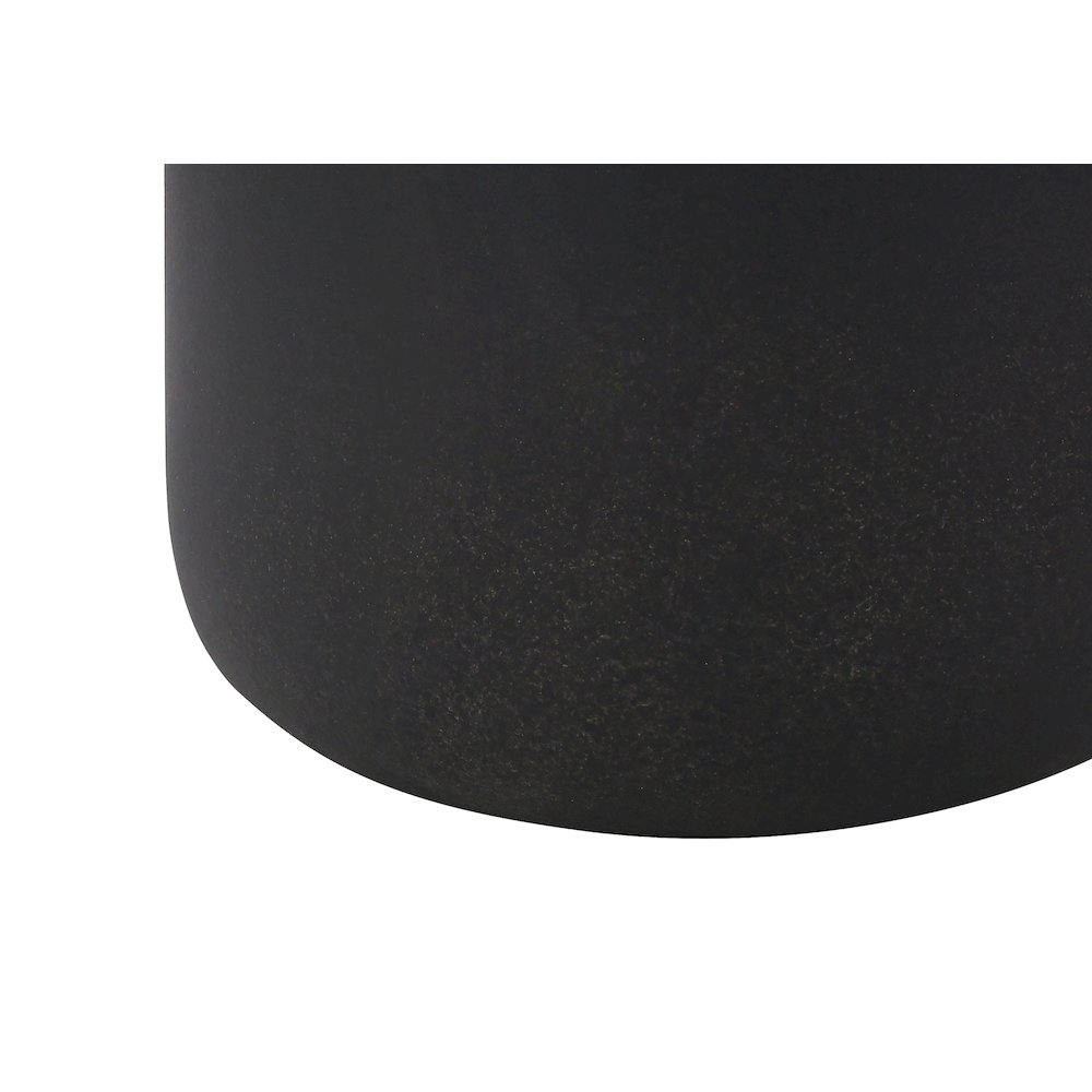 Utari - Lighting 24"H Table Lamp Black Ceramic Beige Shade Contemporary