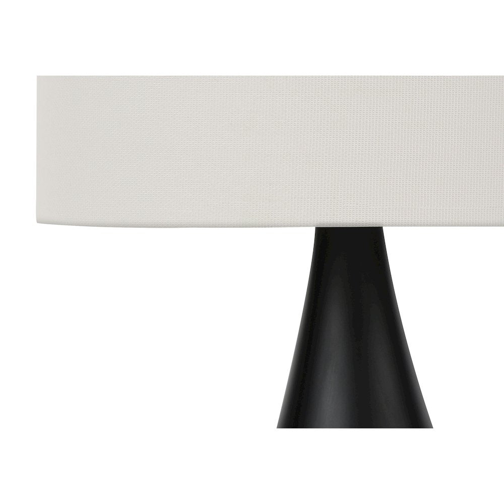 Wickham - Lighting Set Of 2 18"H Table Lamp Black Metal Ivory