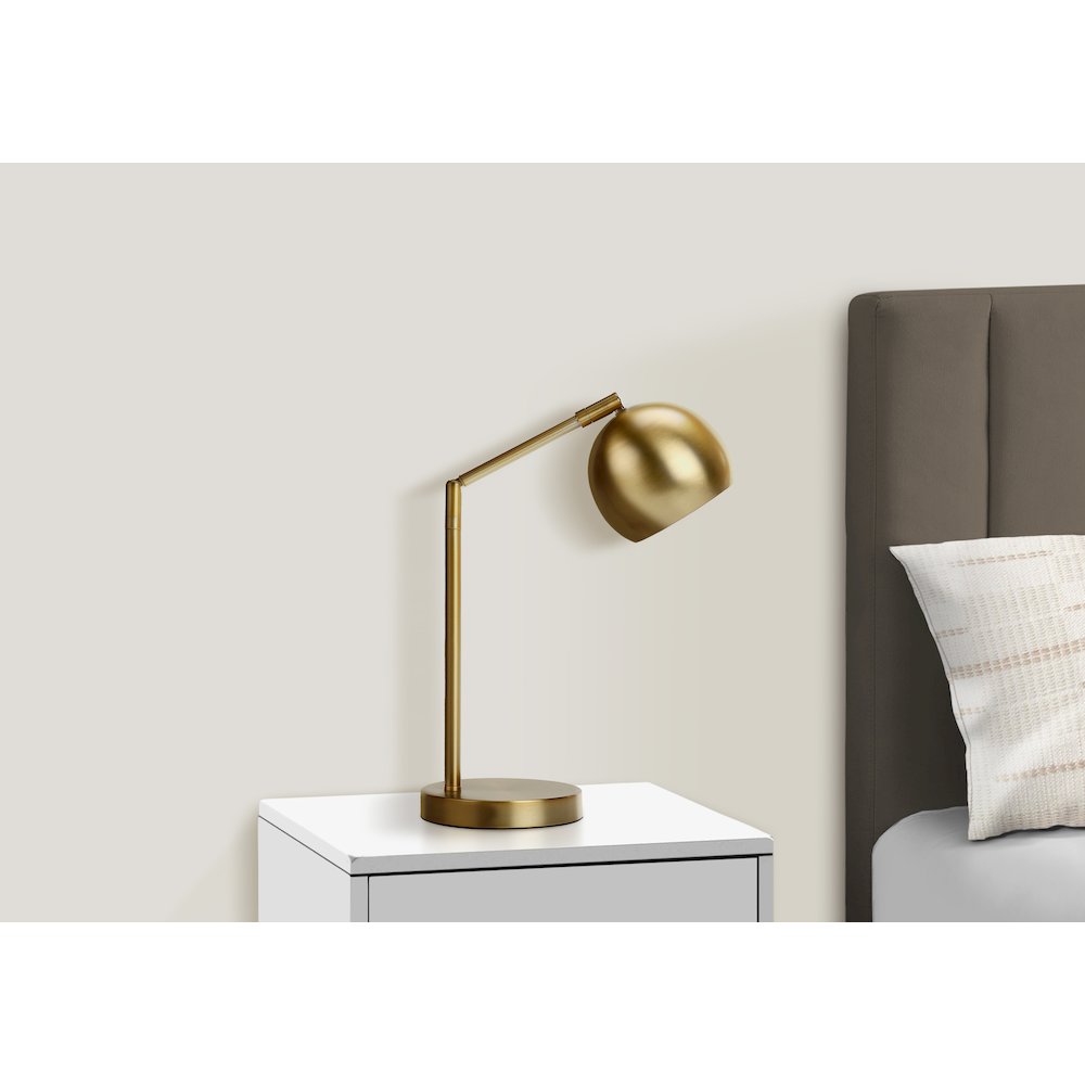 Haviland - Lighting 19"H Table Lamp Gold Metal Gold Shade Contemporary