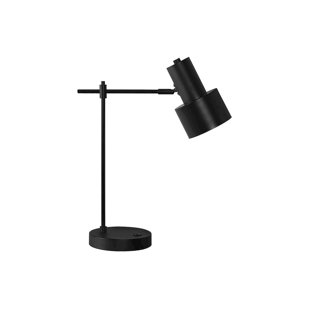 Camilo - Lighting 21"H Table Lamp Usb Port Included Black Metal Black
