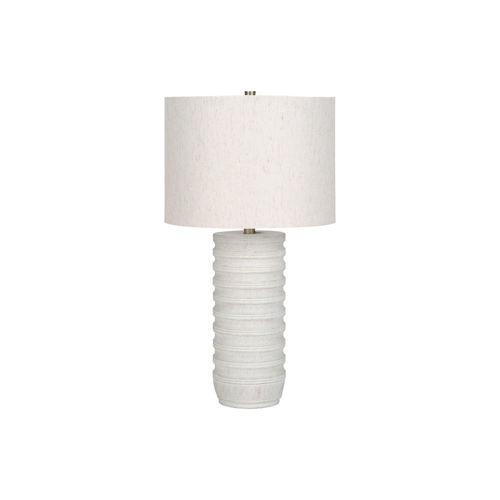 Nariko - Lighting 28"H Table Lamp Cream Resin Ivory / Cream Shade
