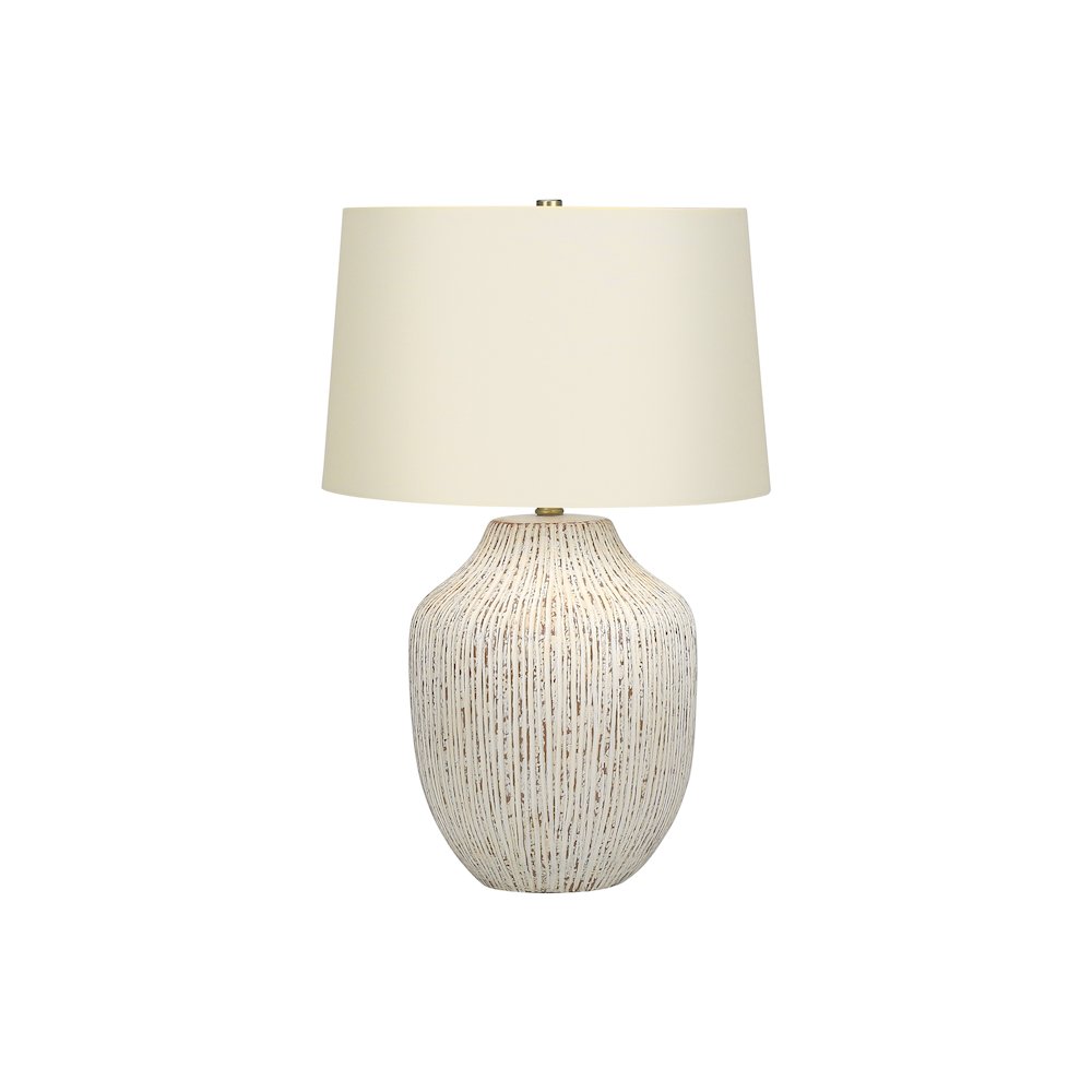 Sumana - Lighting 26"H Table Lamp Cream Ceramic Ivory / Cream Shade