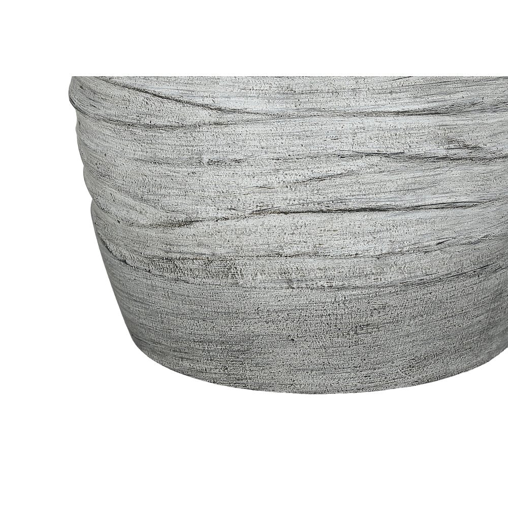 Ishana - Lighting 27"H Table Lamp Grey Resin Ivory / Cream Shade