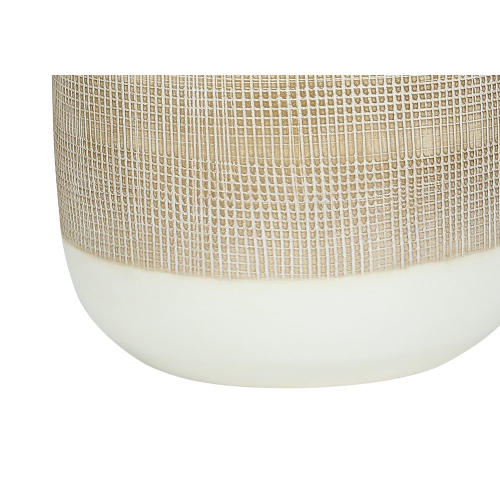Kalimantan - Lighting 27"H Table Lamp Cream Ceramic Beige Shade Contemporary