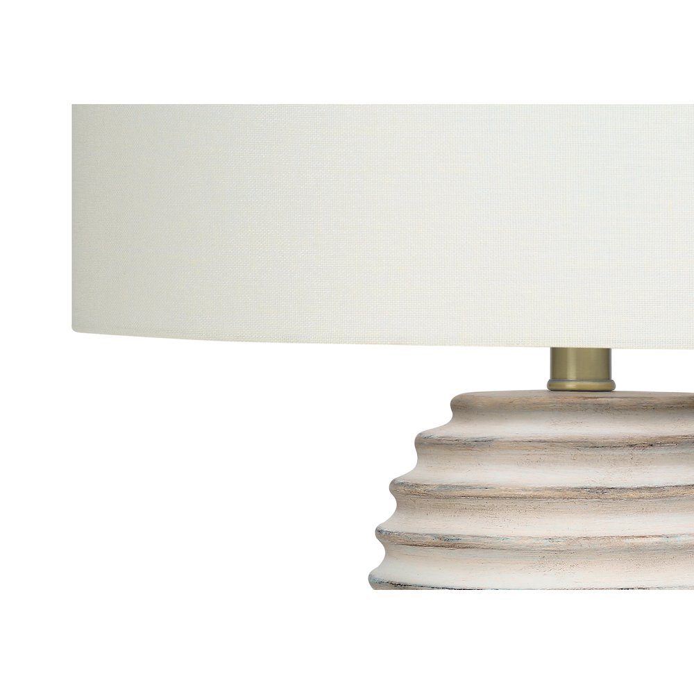 Estela - Lighting 28"H Table Lamp Cream Resin Ivory / Cream Shade