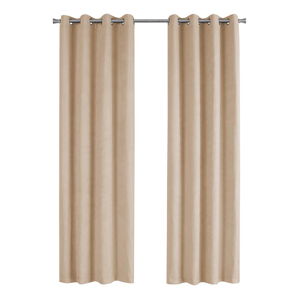 Harleson - Curtain Panel 2pcs Set 54"W X 84"L Room Darkening Grommet
