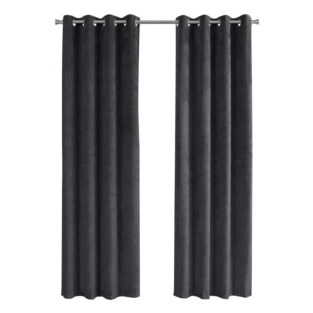 Edwina - Curtain Panel 2pcs Set 54"W X 95"L Room Darkening Grommet