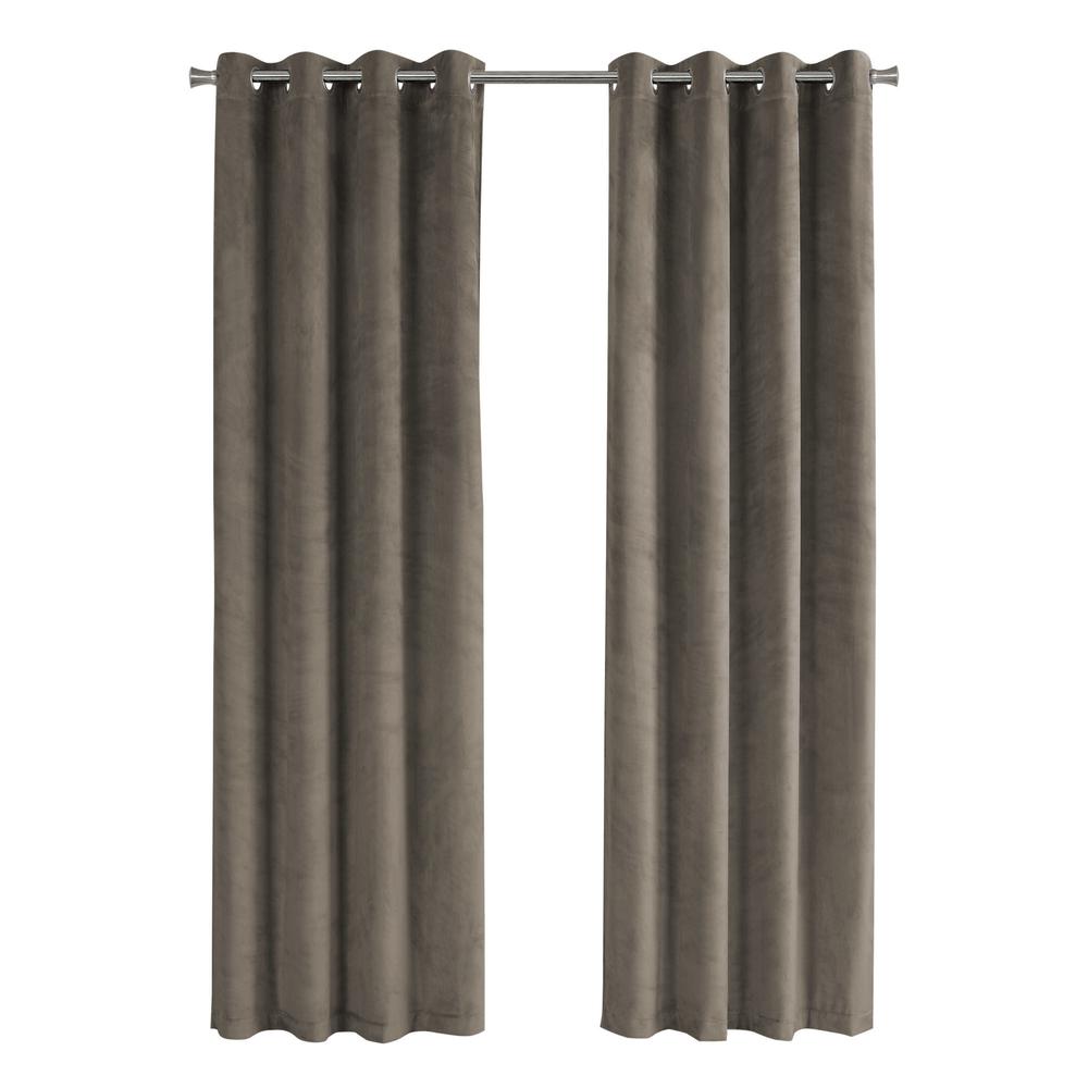 Talli - Curtain Panel 2pcs Set 54"W X 95"L Room Darkening Grommet