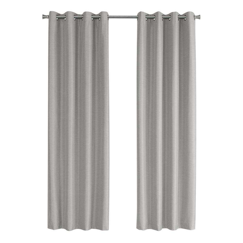 Pakis - Curtain Panel 2pcs Set 54"W X 95"L 100% Blackout Grommet