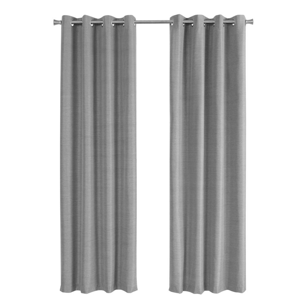Ghina - Curtain Panel 2pcs Set 54"W X 95"L 100% Blackout Grommet