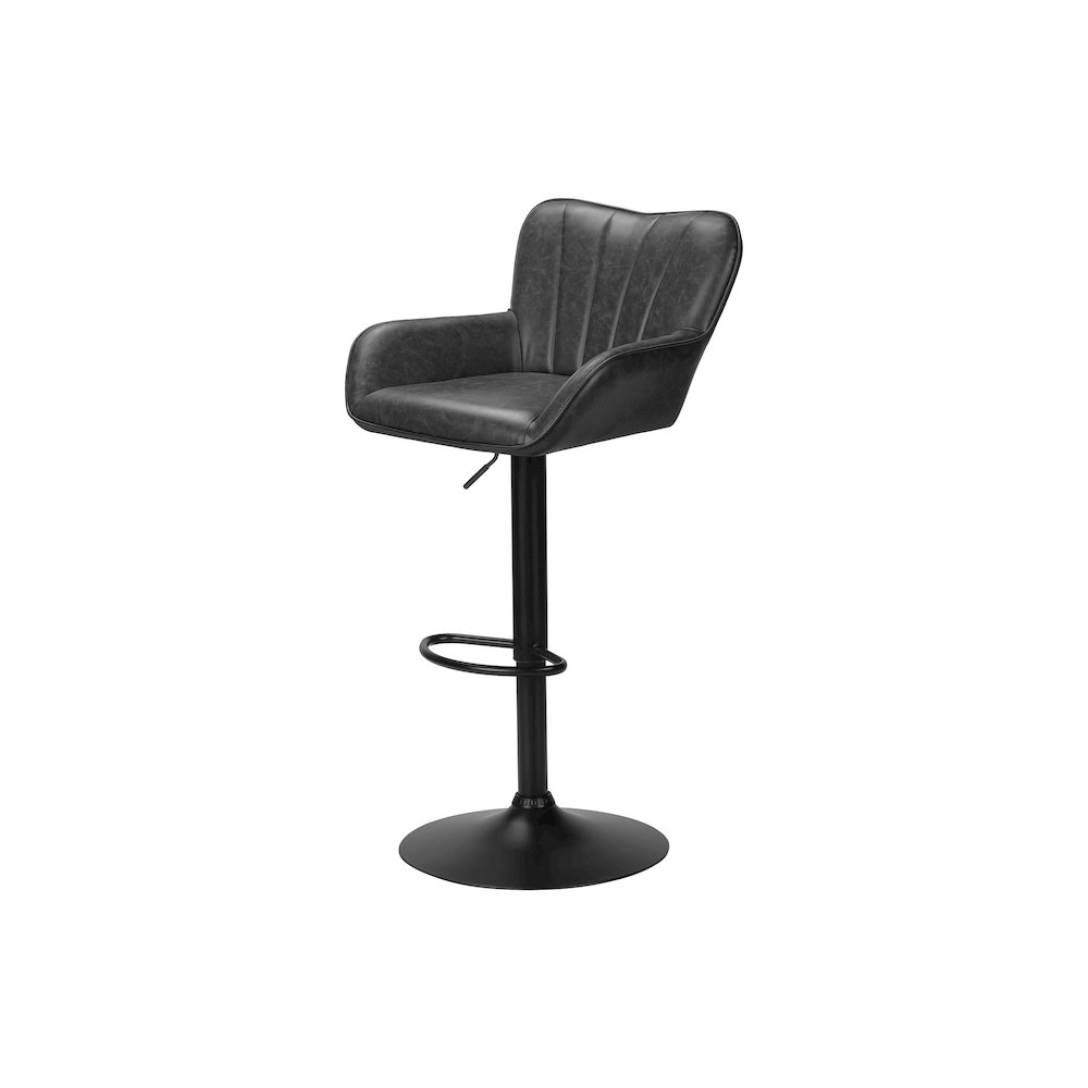 Radford - Barstool Set Of 2 Swivel Adjustable Bar Height Counter Height