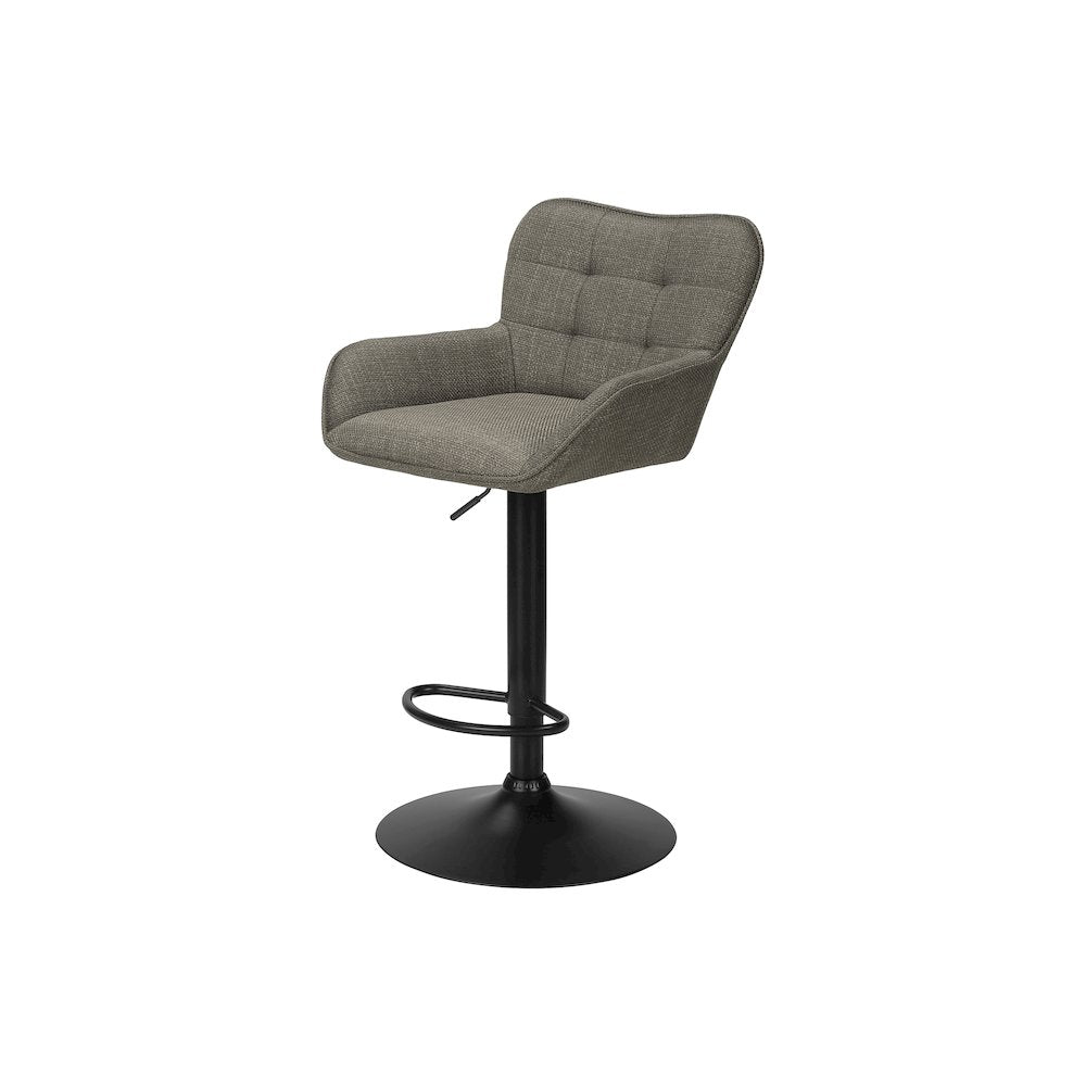Piedmont - Barstool Set Of 2 Adjustable Swivel Bar Height Counter Height