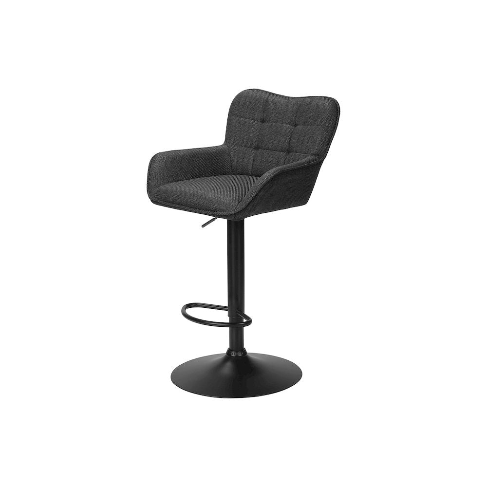 Jayden - Barstool Set Of 2 Adjustable Swivel Bar Height Counter Height