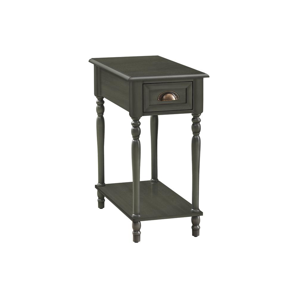 Langley - Accent Table 2 Tier Side Table End Narrow Nightstand Bedroom