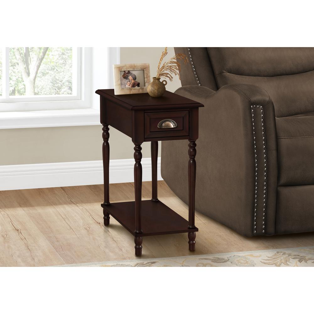 Allister - Accent Table 2 Tier Side Table End Narrow Nightstand Bedroom