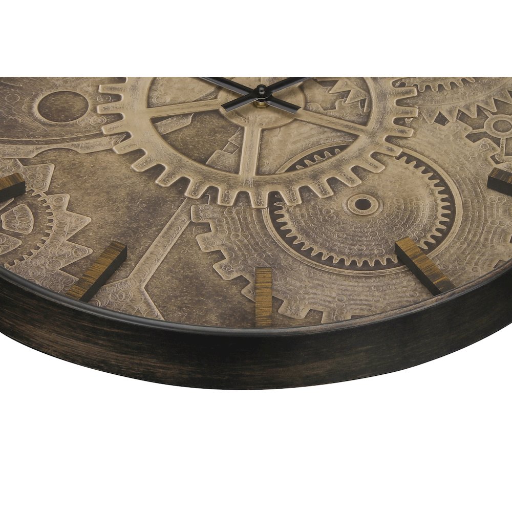 Patsy - Clocks 20" Round Wall Clock Brown Transitional